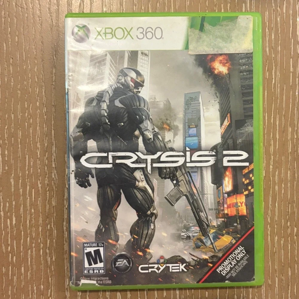 Crysis 2 Xbox 360 Game EA Crytek Promotional Case